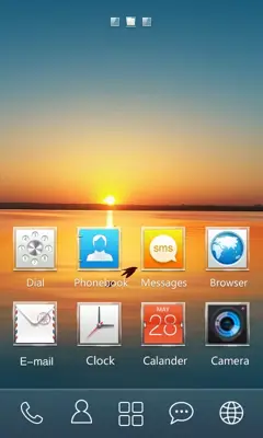 Square GOLauncher EX Theme android App screenshot 3